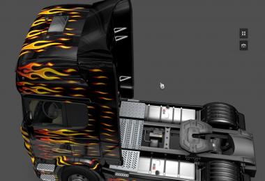 Scania R Flame skin