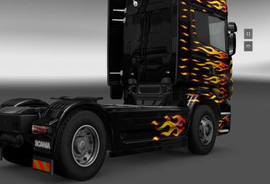 Scania R Flame skin