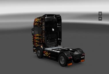 Scania R Flame Skin Modhub Us