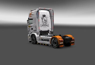 Scania R2009 white skin