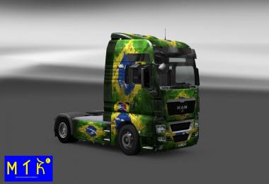 Skin MAN TGX Brasil Copa 2014