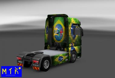 Skin MAN TGX Brasil Copa 2014