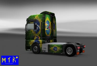 Skin MAN TGX Brasil Copa 2014