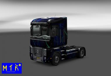 Skin Renault Magnum Blue Smoke