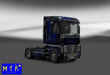 Skin Renault Magnum Blue Smoke