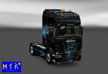 Skin Scania Black Smoke