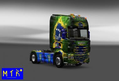 Skin Scania Brasil Copa 2014