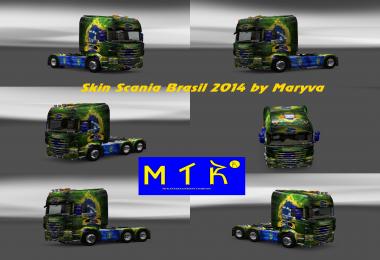 Skin Scania Brasil Copa 2014