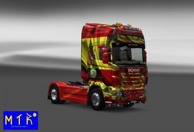 Skin Scania Espanha Copa 2014