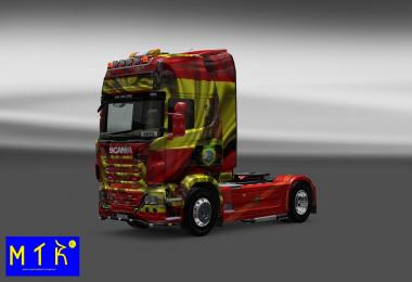 Skin Scania Espanha Copa 2014