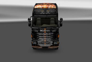 Skin scania R730 2009 black