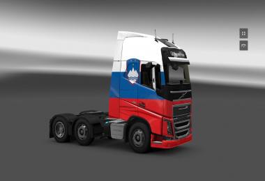 Slovenia Volvo skin