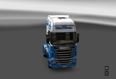 Smurfs skin for Scania