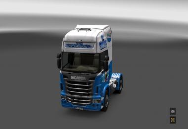 Smurfs skin for Scania