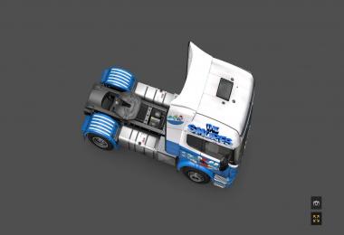 Smurfs skin for Scania