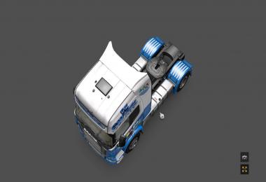 Smurfs skin for Scania