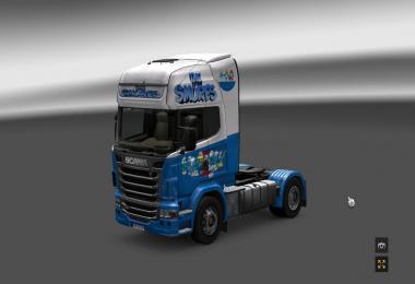 Smurfs skin for Scania