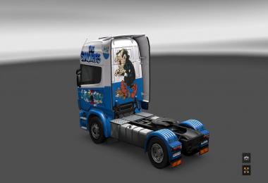 Smurfs skin for Scania