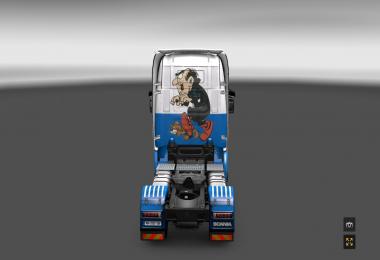 Smurfs skin for Scania