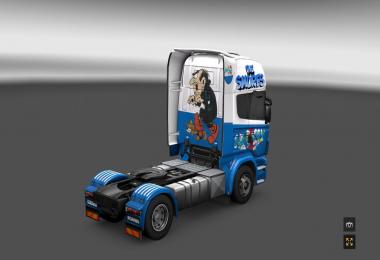 Smurfs skin for Scania