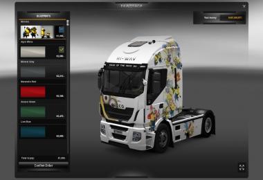 The Minions skin for Iveco Hi-Way