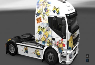 The Minions skin for Iveco Hi-Way