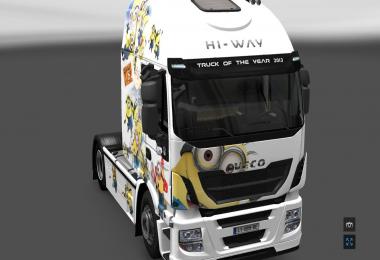 The Minions skin for Iveco Hi-Way