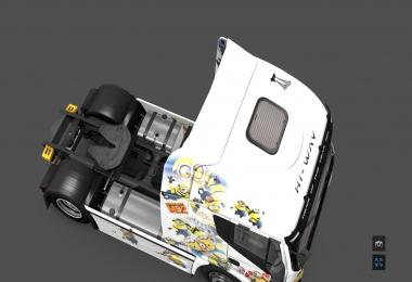 The Minions skin for Iveco Hi-Way