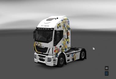 The Minions skin for Iveco Hi-Way