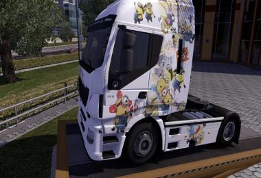 The Minions skin for Iveco Hi-Way