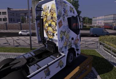 The Minions skin for Iveco Hi-Way