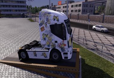 The Minions skin for Iveco Hi-Way