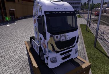 The Minions skin for Iveco Hi-Way