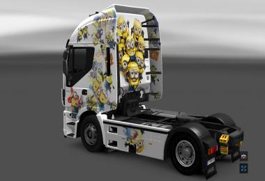 The Minions skin for Iveco Hi-Way