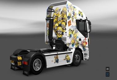 The Minions skin for Iveco Hi-Way