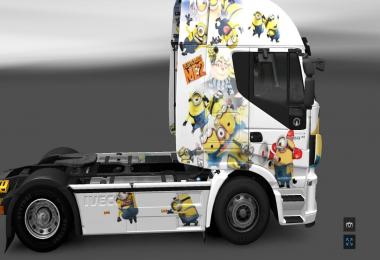 The Minions skin for Iveco Hi-Way