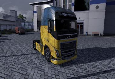 Ukraine skin for Volvo