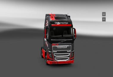 Volvo Grey Red Skin