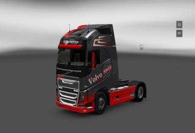 Volvo Grey Red Skin