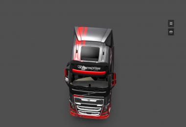 Volvo Grey Red Skin