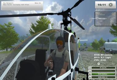 Alouette II helicopter v2.0