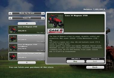 Case IH Magnum 370 CVX FL