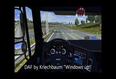 DAF Open Pipe Sound V7 Windows down update