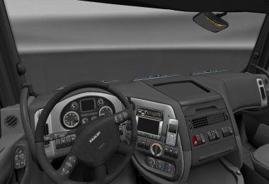 DAF XF - HD Interior v2.1 - Gray/Creme