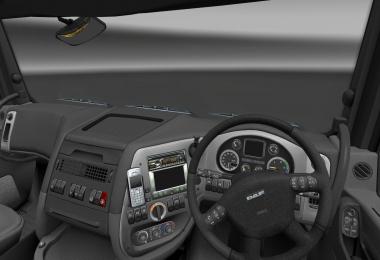 DAF XF - HD Interior v2.1 - Gray/Creme