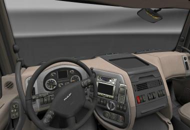 DAF XF - HD Interior v2.1 - Gray/Creme