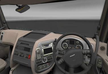 DAF XF - HD Interior v2.1 - Gray/Creme