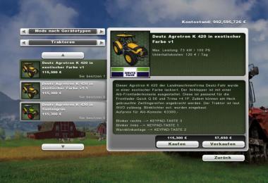 Deutz Agrotron K420 Exotic v1.0