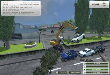 Excavator suspension for forestry pliers v1.0