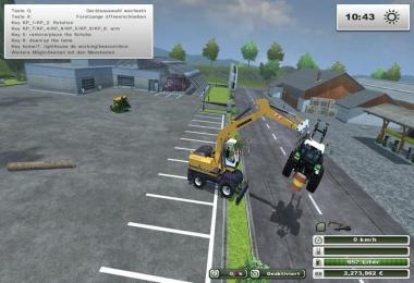 Excavator suspension for forestry pliers v1.0